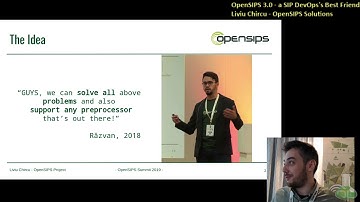 "OpenSIPS 3.0 - a SIP DevOps