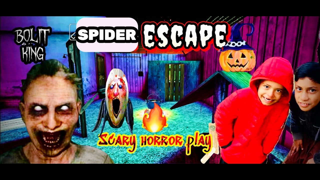 SCARY GRANNY HORROR | SPIDER ESCAPE  | Allowed lock