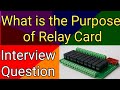Purpose of Relay Card| Electrical Interview Question| Electrical Video