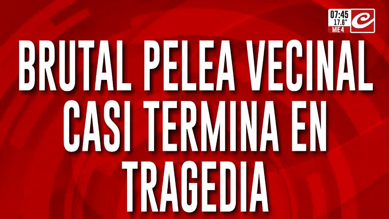 Pelea vecinal comienza a las piñas y termina con varios heridos de bala