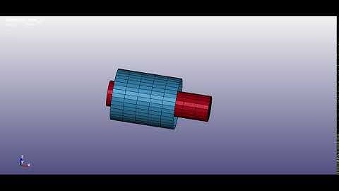 Cylindrical joint LSDYNA