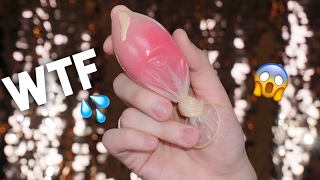 APPLYING MAKEUP WITH A CONDOM! Feat. JEFFREE STAR!