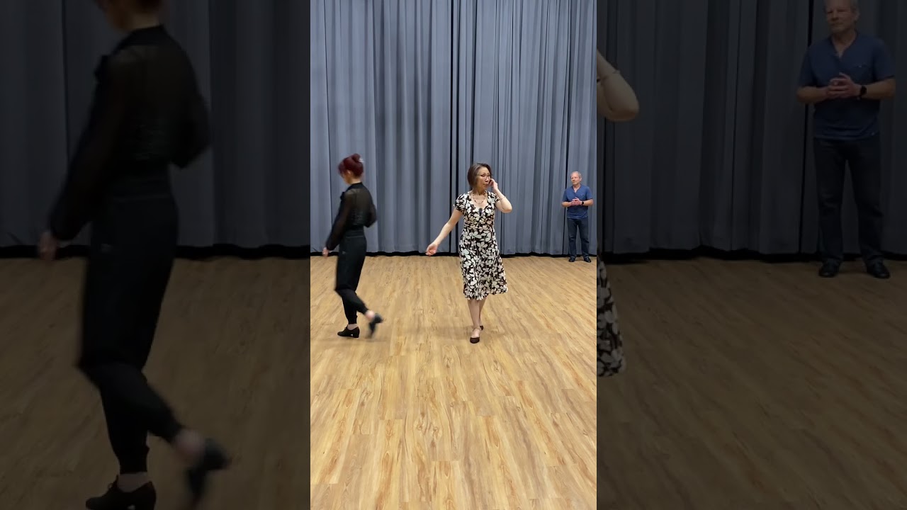 West Coast Swing beginner lesson:  mix basic steps. Bloomington, MN (Ballroom & Latin Dance Club).