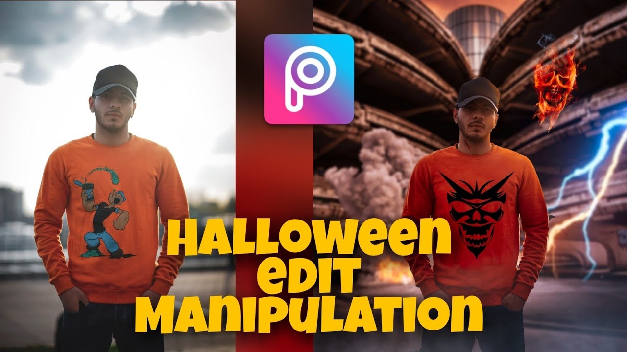 Halloween edit 2020 |PicsArt manipulation | vivek visuals