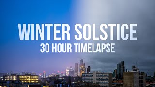 I shot a 30 hour timelapse of the winter solstice (shortest day of the year)