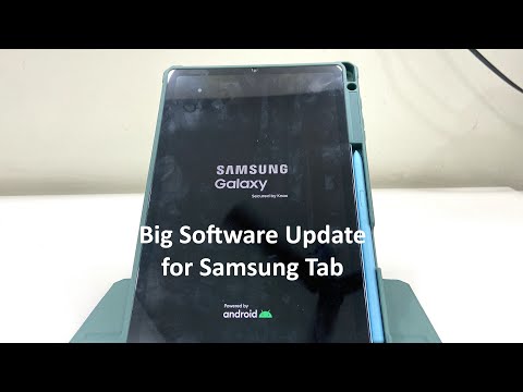 Видео: Big Software Update for Samsung Tablet (2024)