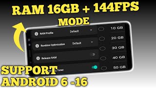 Unlock 120fps Android + Ram 16GB 144FPS No-Root 100% Working | Max FPS Fix Lag - No Root