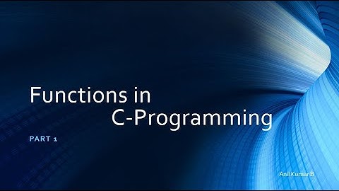 Functions in C programming| UG Syllabus based| Malayalam Tutorial| Calicut University