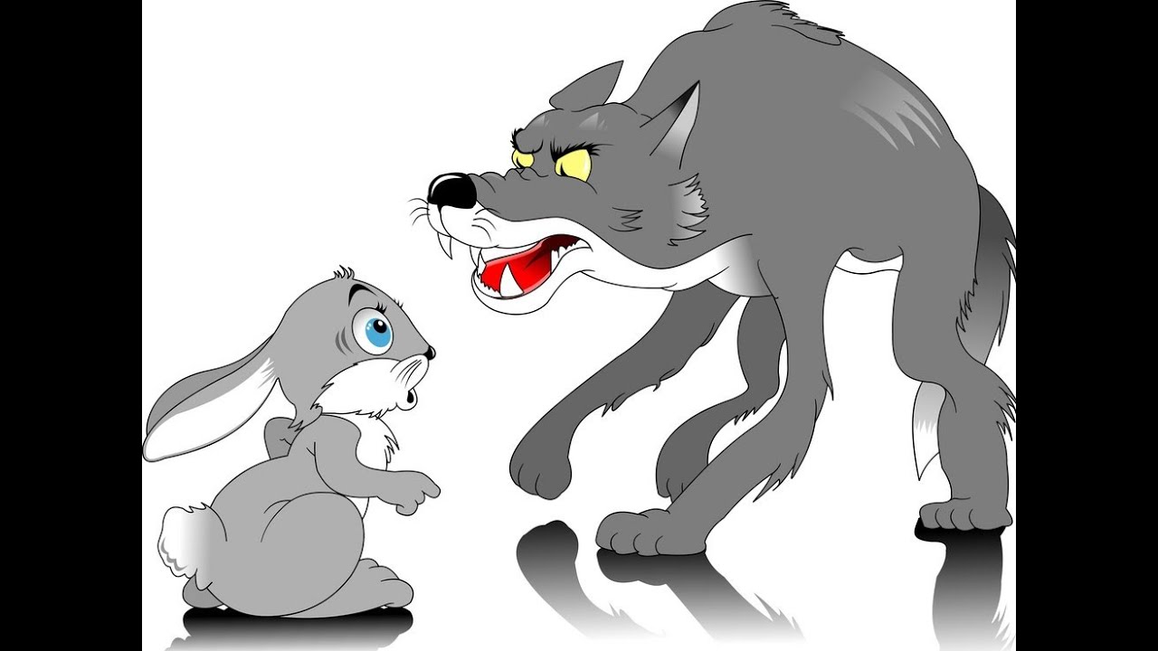Картинки волка и зайца и