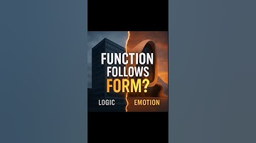 FUNCTION FOLLOWS FORM? 😵‍💫 #architecturedebate