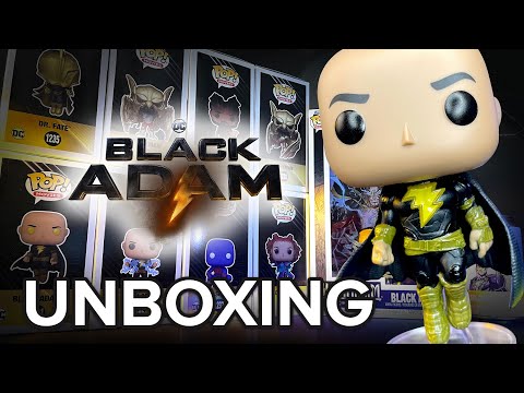 BLACK ADAM DC Movie Funko Pop Unbox & Review Complete Set | DC