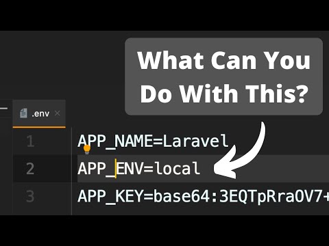 Video: Apa file .ENV di laravel?