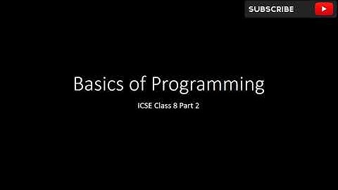 ICSE Class 8 Chapter 4 Basics of Programming Part 2