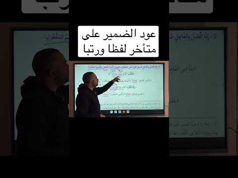 عود الضمير على متأخر لفظا ورتبة