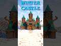 Minecraft: WINTER CASTLE #minecraft #shorts