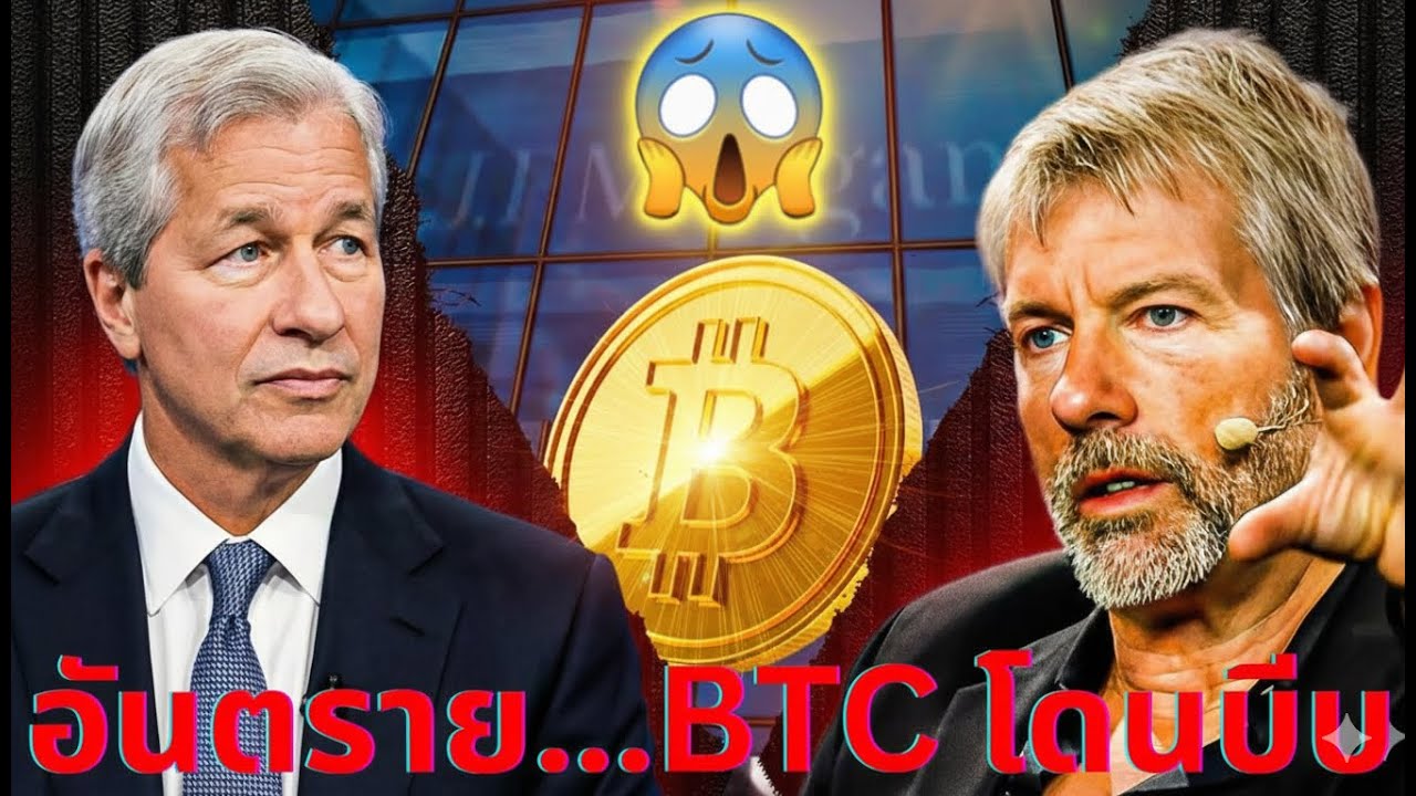 Bitcoin โดนบีบ! ⚠️ธนาคารยักษ์ใหญ่ล่า Bitcoin อีกครั้ง! 🚨