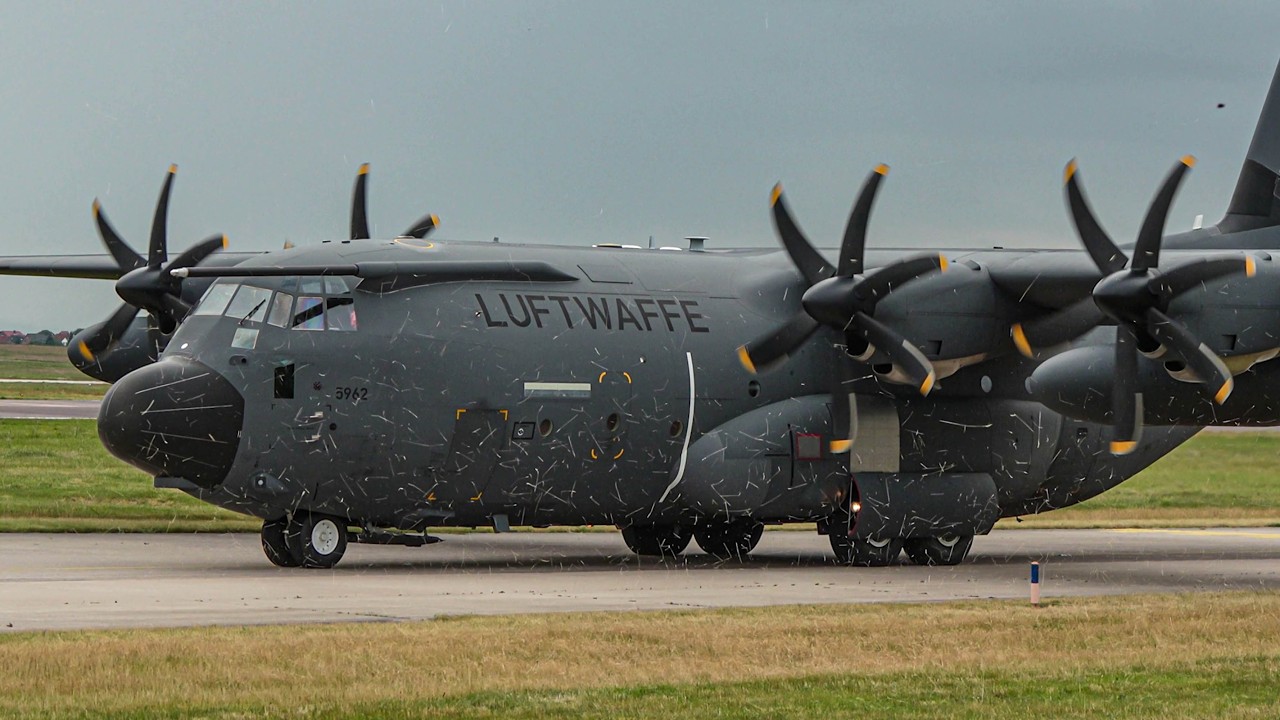 [4K] Air Transport Wing 62 "Wunstorf" I Eurofighter, C-130, A400M & More I Close-Up