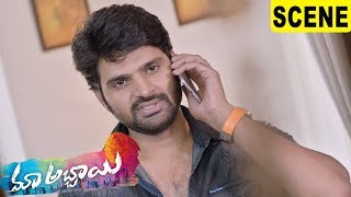 Sree Vishnu Warns Villain Sree Vishnu Reveals Villains Plan Maa Abbayi Movie Scenes