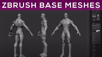 Zbrush Stylized Base Meshes | Stylized Game Art: Character Sculpting for Video Games | 1.3 |