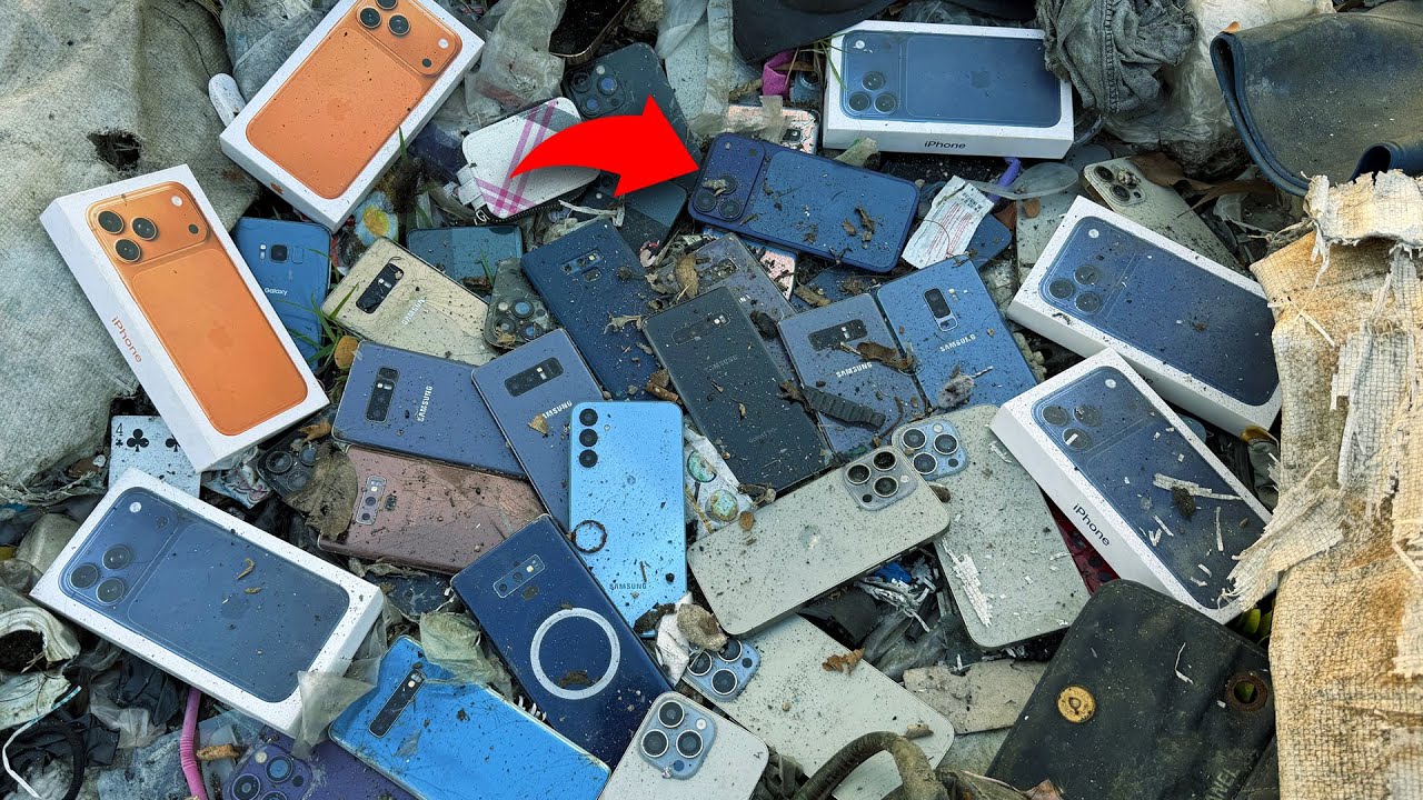 Very Great!😱 i found a lots of Galaxy Note 8 - Note 9 - iPhone...! Restoration Galaxy Note 9 Cracked