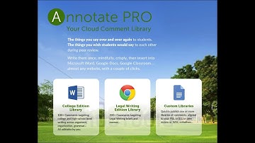 Quick Overview: Using Annotate PRO with Microsoft Word 2016 to Create Feedback Faster