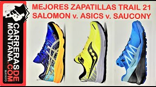 ZAPATILLAS TRAIL LA MEJOR ¿SAUCONY, SALOMON O ASICS? VOTA #PREMIOSPATRON. - YouTube