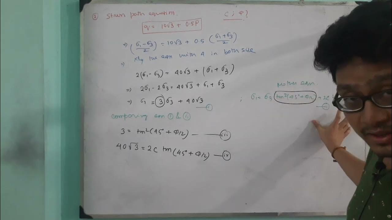 46. Shear strength of soil numerical part 1 Soil mechanics in