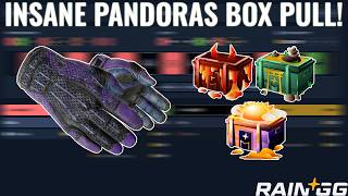 MASSIVE PANDORAS BOX GLOVES PULLED! WE WON HUGE AGAIN ON RAIN.GG!