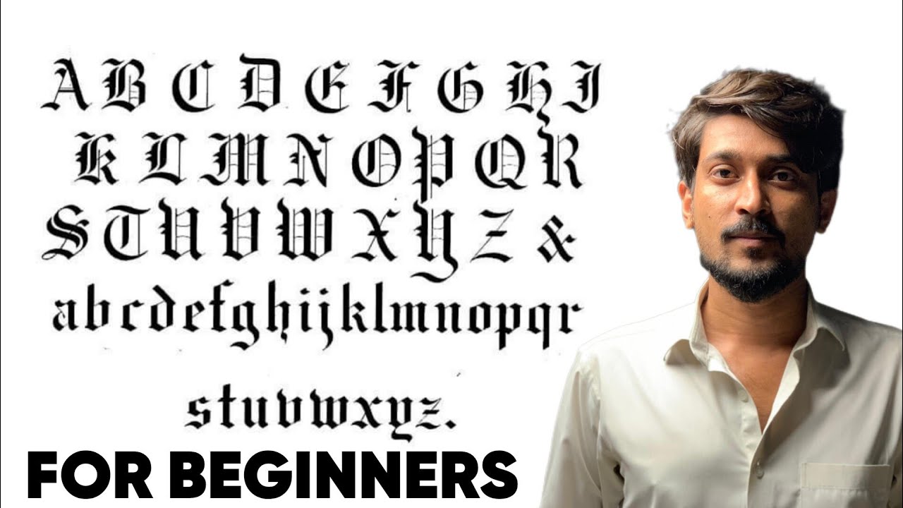 Gothic Calligraphy Full Tutorial For Beginners Jafar Art Gallery