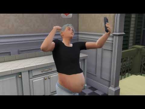 Sims 4 Male teen giving birth (Mpreg) WATER BIRTH