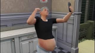 Sims 4 Male teen giving birth (Mpreg) WATER BIRTH