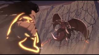 Fire god vs dragon king fudo 3d animation 