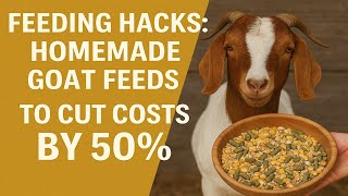 Feeding Hacks: Homemade Goat Feeds to Cut Costs by 50%!