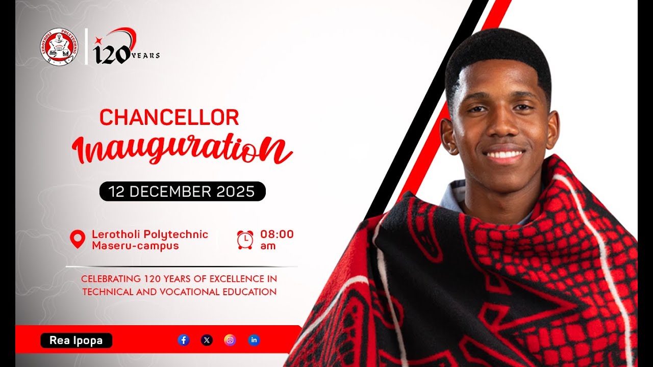 Inauguration ceremony of His Royal Highness Prince Lerotholi Mohato Seeiso