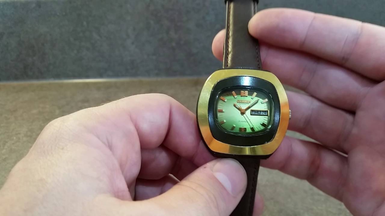 1974 Citizen blackie vintage automatic watch - YouTube
