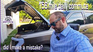 F150 Lightning 156 mile daily interstate commute - real world test