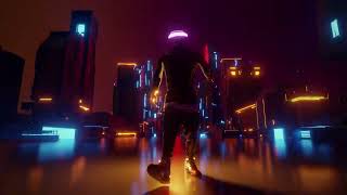 cyber city walk  Vj Loop Video
