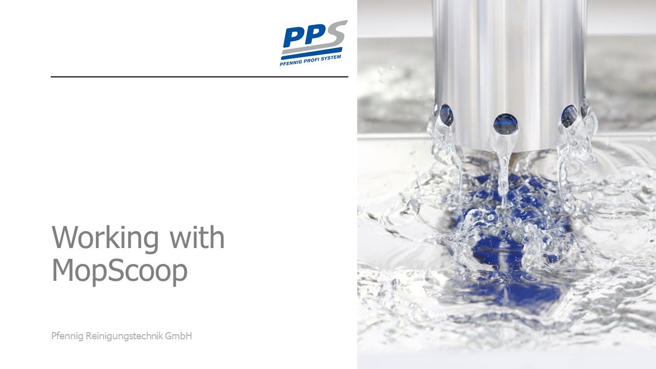 Working with MopScoop | Cleanroom | Pfennig Reinigungstechnik GmbH | PPS