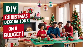 Budget-Friendly DIY Christmas Decorations: Creative Ideas to Transform Your Home!