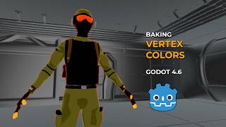 How to Bake Vertex Colors for use in Godot 4.6