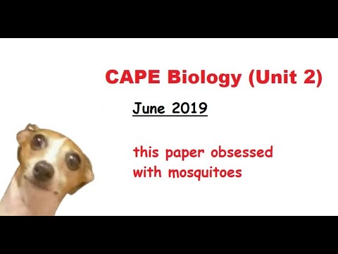 CAPE Biology Unit 2 2019 Paper 2 Full Walkthrough