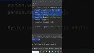 Why POJO variables are private and getters and setters are public #codingshortvideo #java #ytshorts