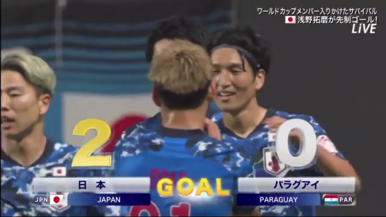Japan 4 Paraguay 1 Friendly 22 日本vsパラグアイ Youtube Japan 4 Paraguay 1 Friendly 22 日本vsパラグアイ Youtube