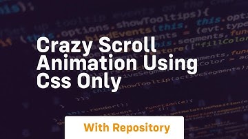 crazy scroll animation using css only