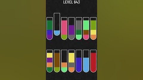 Water Sort Puzzle   level 643 !!! Mobile Cell Phone Game Walkthrough Android / Apple