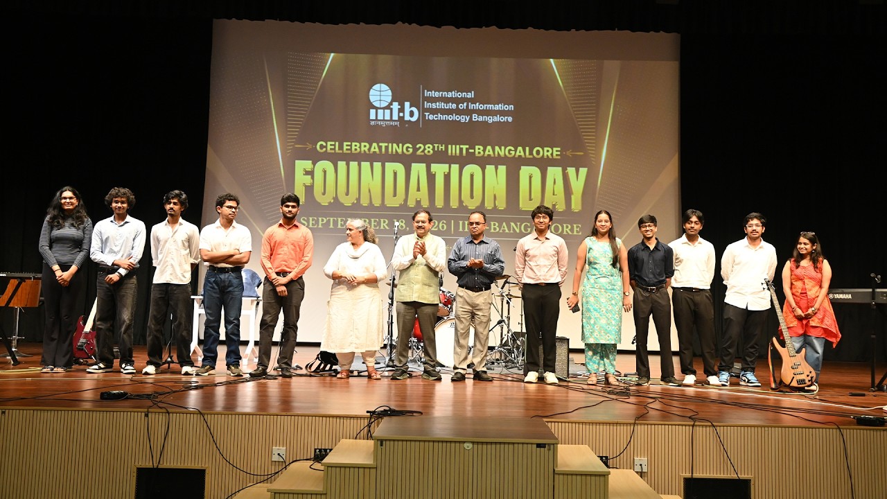 28th Foundation Day Celebration | IIIT-Bangalore | E-City campus | Sep 18, 2026