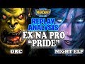 Grubby | Ex NA pro "Pride" Replay Analysis | Warcraft 3 | ORC vs NE | Amazonia