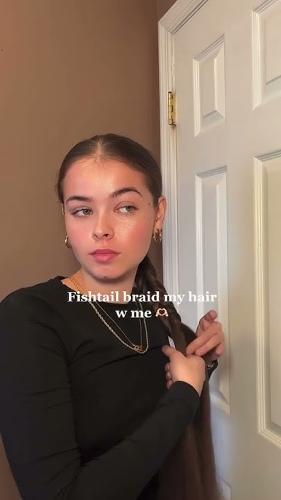  Full fishtail braid tutorial uploaded on my channel 🫶🏻 #hairtutorial # ...