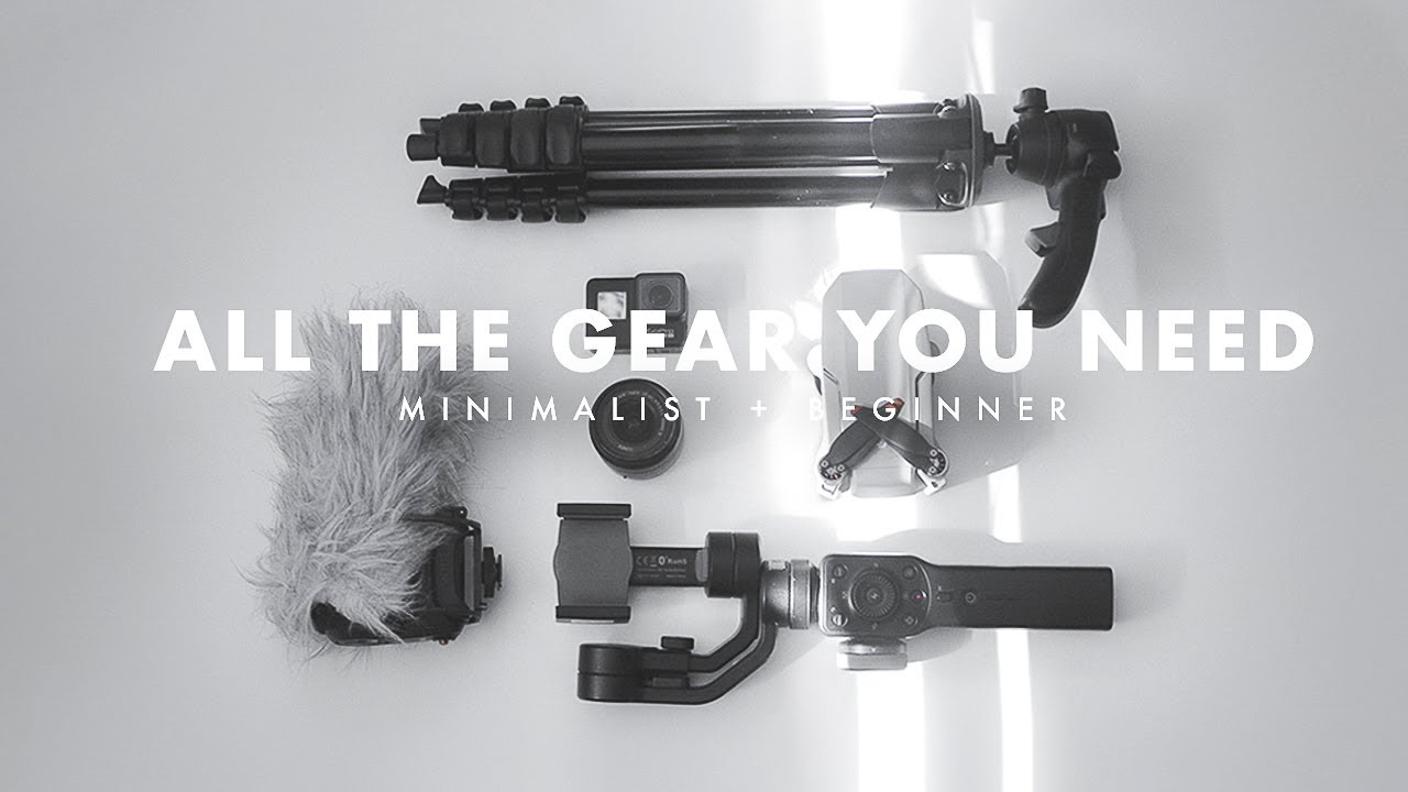 All The Filmmaking Gear I Own (minimalist + beginner) YouTube
