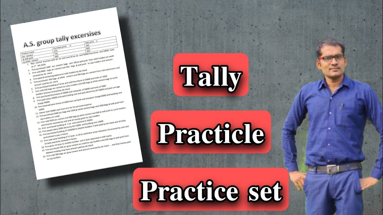 tally assignment pdf in hindi
